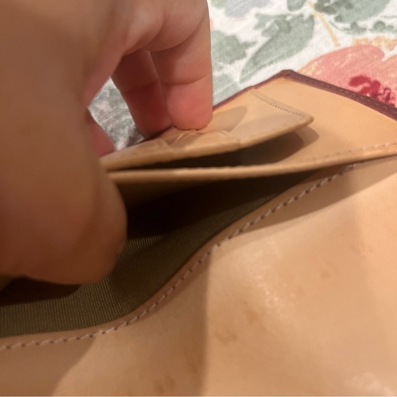 Sold Coach Signature Canvas Wallet with Red Trim - Picture 7 of 9